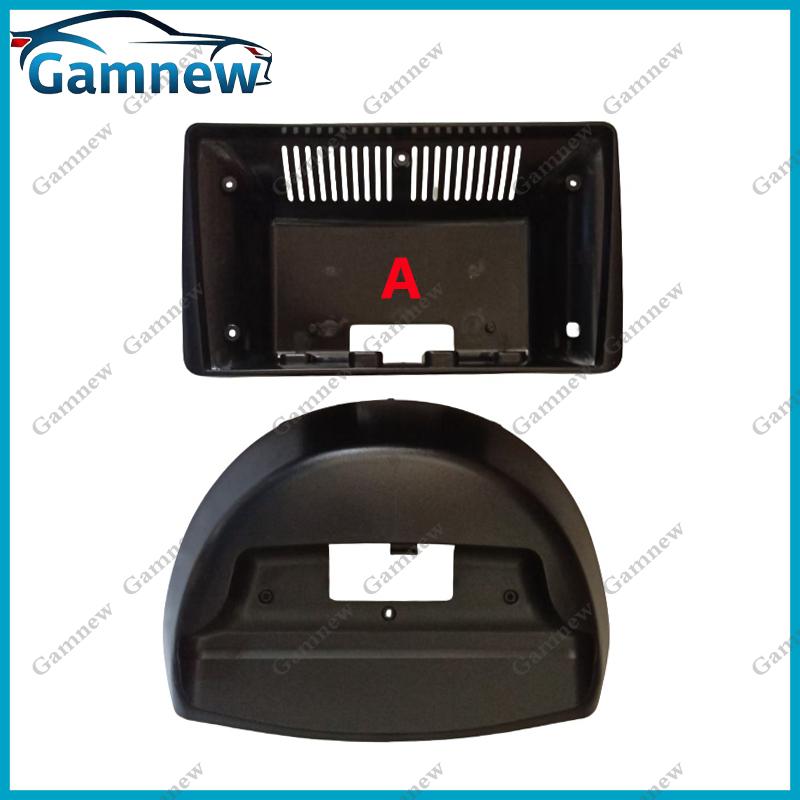 9 Inch Car Frame Fascia Canbus Box Adapter Android Radio Dash Fitting Panel Kit For Renault Clio 2 2000-2012