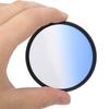 JuneStar 67mm SLR Lens Gradient Filter for Canon Nikon Sony Olympus Fuji Camera LensesGradient Blue