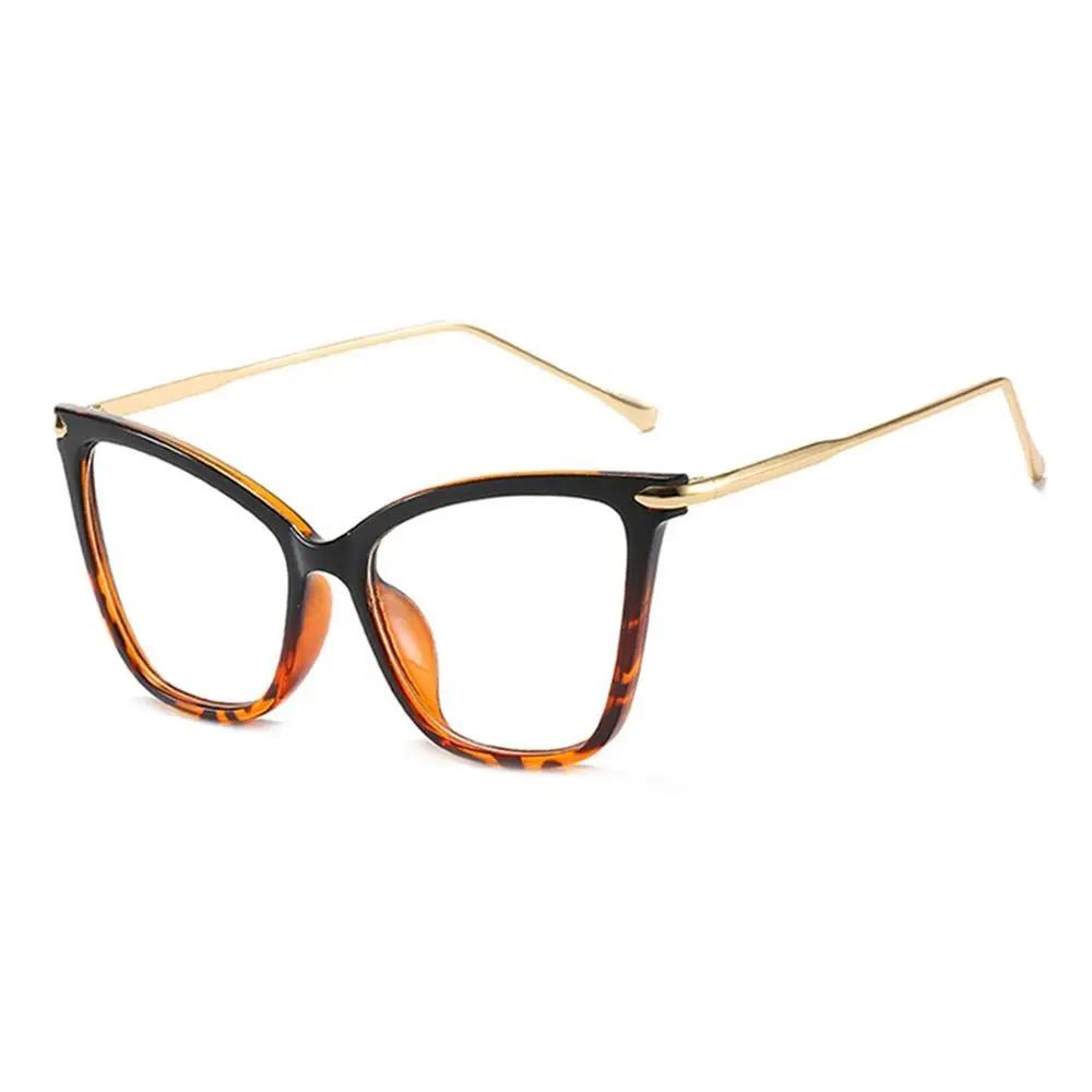 Anti-Blue Light Glasses Women Men Oversized Optical Frame Eye Protection Ultra Light Eyeglasses Office Computer Goggles