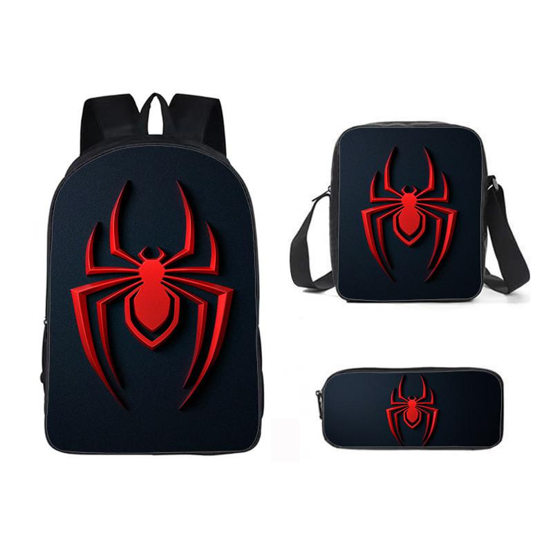 Backpack Piece Three Set Waterresistant Material Kids For