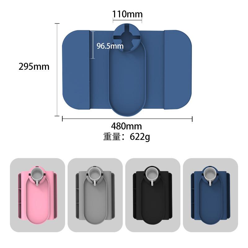 Creative Silicone Sofa Coasters Sofa Armrests Remote Control Beverage Coffee Cup Multi-purpose Storage Trays Household Storage