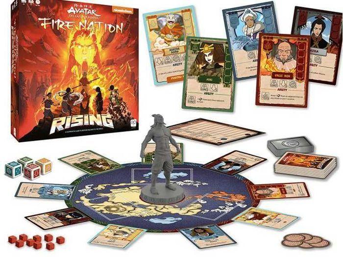 Jeu De Societe - Jeu De Plateau The Op Games L'Avatar Des Jeux Op : Le Dernier Maître De L'air Fire Nation Rising