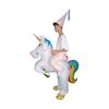 Colorful Unicorn Inflatable Clothing Pegasus Mount Cartoon Doll Clothing Internet Celebrity Christmas Explosion Event Party