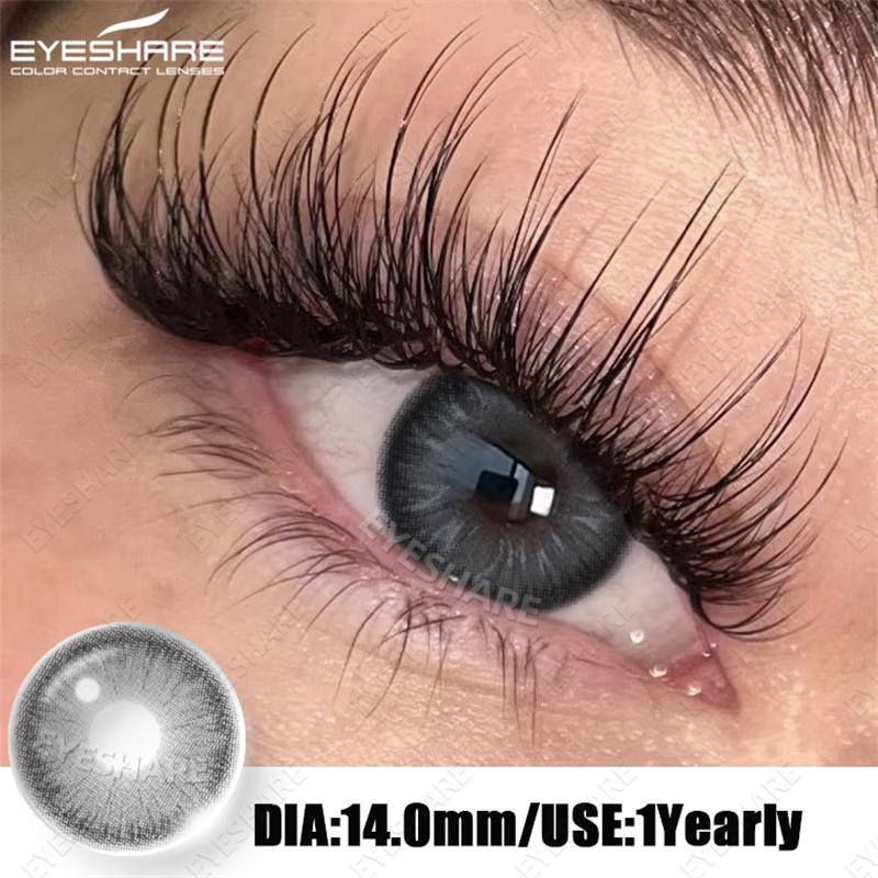Eyeshare 2pcs Colored Eyes Contact Lenses Blue Lentes De Contacto Natural Brown Pupilentes Gray EyesLense Green Beautiful Pupils