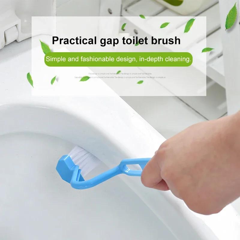 Toilet Brush Things for the Bathroom Accessories WC Home Garden  Shape Long Handle No Blind Spots Airs Fryer Arc Clean S Type