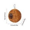 Spherical Bird Nest, Handwoven Parrot Nest, Bird's Hanging Sleeping Bird Cage Hanging Hatching Breeding House/birdcage