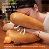 Double-sided Capybara Office Nap Pillow Plush&Ice Silk Capybara Neck Pillow  Men Women