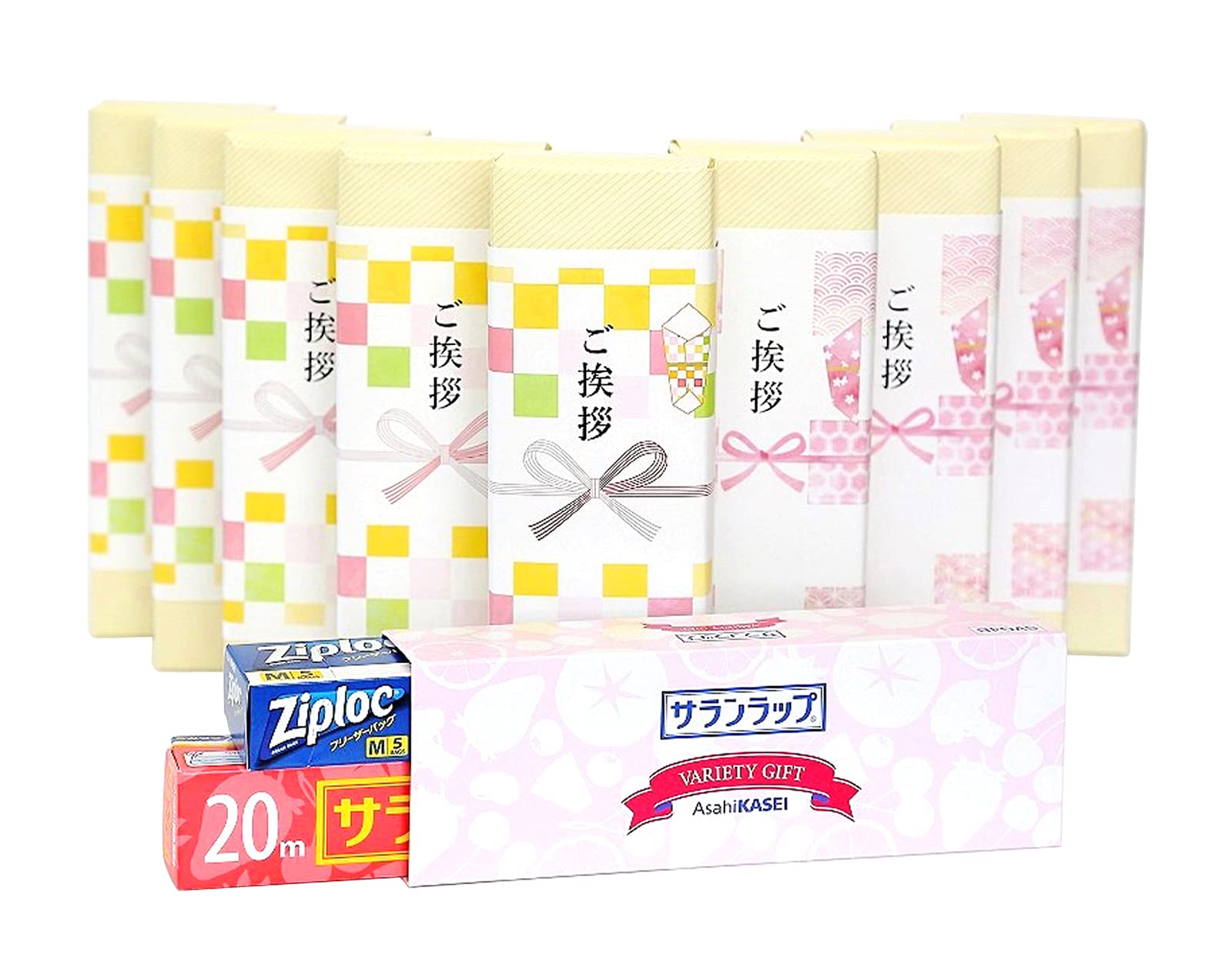 

Greeting Saran Wrap Ziploc Set of Asahi Kasei Small Small Comes with a New Ready to Made in Safe Brand [Moving & 10] Gift, Gift, Greetings, Item,
