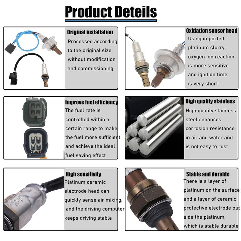 New Up+Downstream Oxygen O2 Sensor For Honda Civic 1.8L 2007 2008 2009 2010 2011 234-9124 234-4350 36531-RNA-A01 36532-RNA-A01