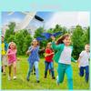 Large Remote Foam Aircraft Kids Toy Durable Outdoor Sport Hand Thrown Gliding Flying Model Wholesale Blue