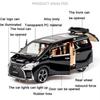 1:24 Denza D9 LM300H Toy Cars Miniature Model Pull Back Light Music Miniature MPV Rubber Tires Vehicle for Boys Educational Toys