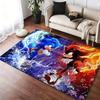 Fashion S-Sonic Cartoon Game Floor Mat Soft Thickened Absorbent Non-Slip Bedroom Living Room Door Mat Home Decor Flannel Rugs