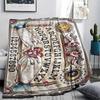 1PC Psychic Board Print Flannel Blanket, High Quality All Seasons, Home Decor, Warmth and Comfort, Perfect for Christmas Gifts