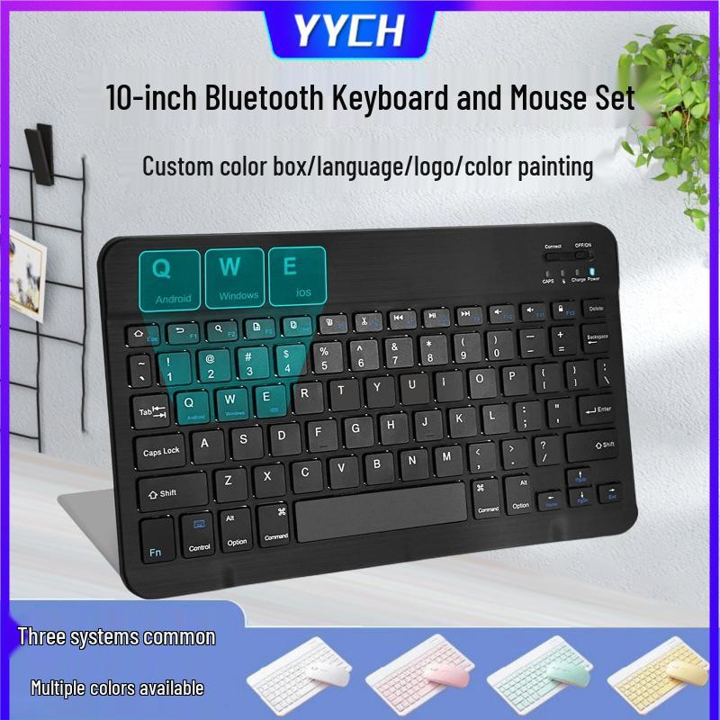 Universal Wireless Bluetooth Keyboard and Mouse for Mobile Phones, Tablets, Huawei, iPad, Xiaomi