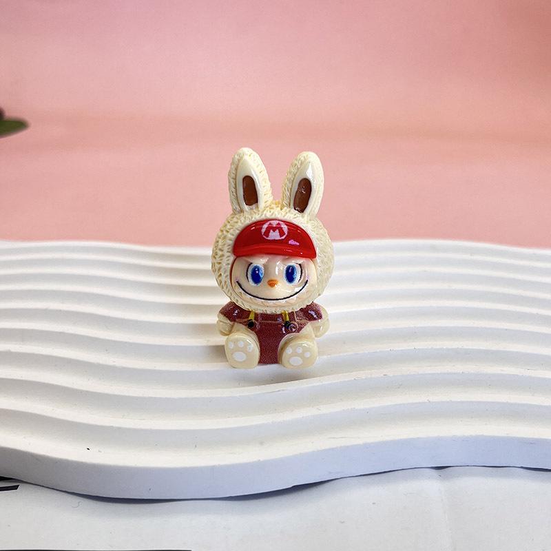 Flocking Doll Pendant Keychain DIY Decorative Ornament Jewelry Girlfriend Gift Bag Pendant