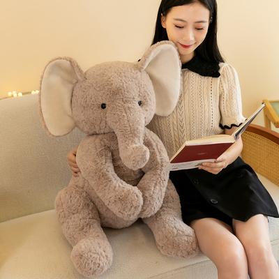 Neue beruhigende Elefanten-Plüschtierpuppe, simuliertes Elefantenbaby, Tierkissen, Kinder, Schlafbegleiter, Geschenk für Mädchen