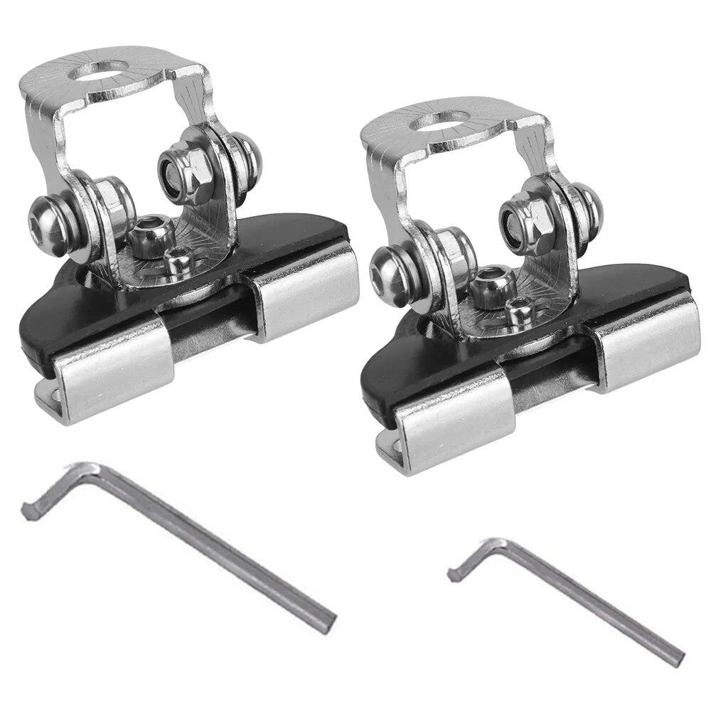 1 пара Поворотные Автозапчасти Универсальный Монтажный Зажим Светодиодная Рабочая Лампа Металлический Кронштейн Держатель Крышка Капота Автомобильного Двигателя