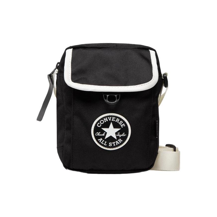 New Converse Crossbody Fabric Shoulder Bag, Crossbody Bag Regular Unisex Black 10022999-A01