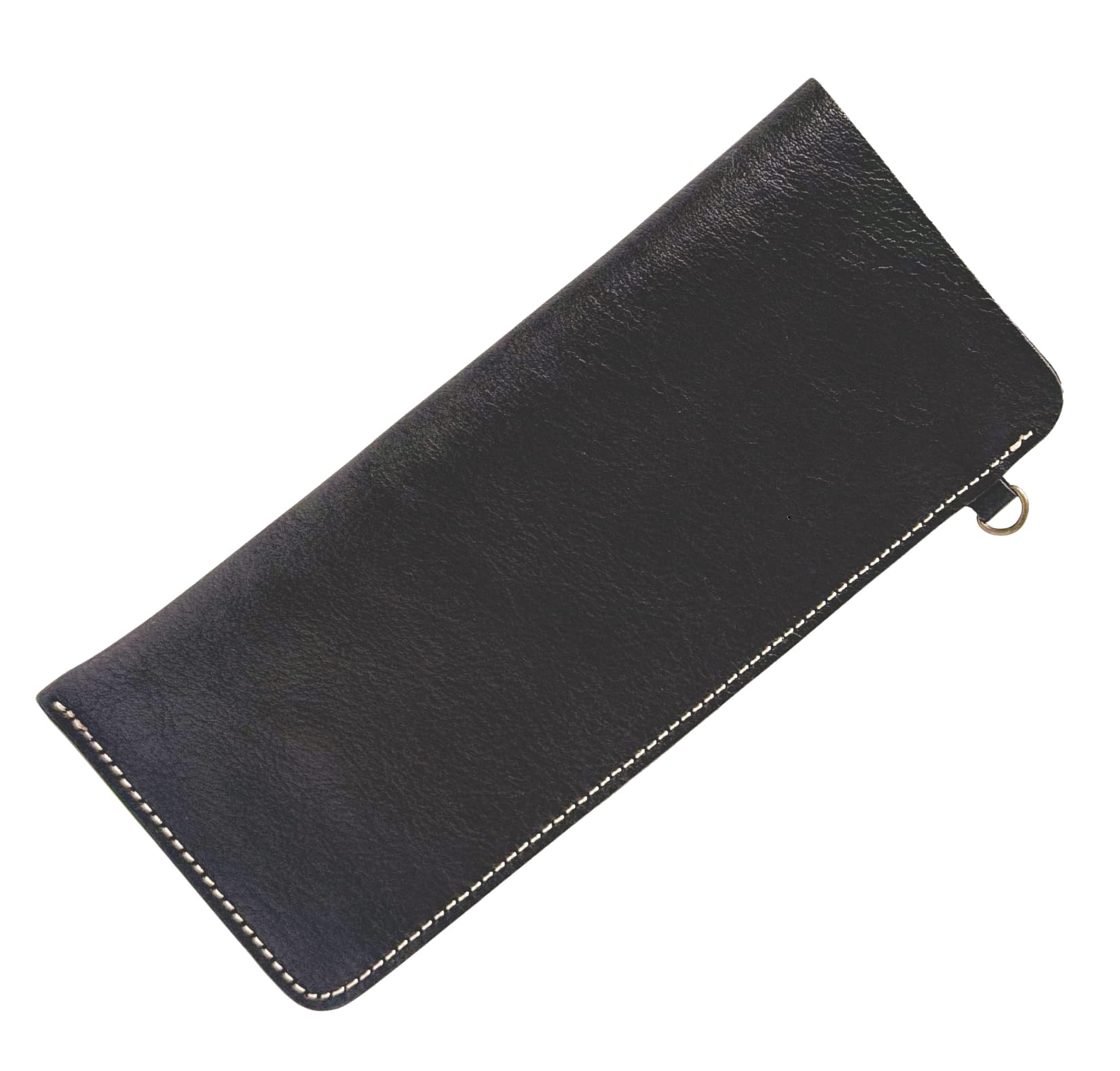 

Оправа для очков Acacia Style Сделано в Японии из кожи Точиги с естественным блеском и уникальной твердостью в термоусадке, в подарочной коробке, (W чёрный