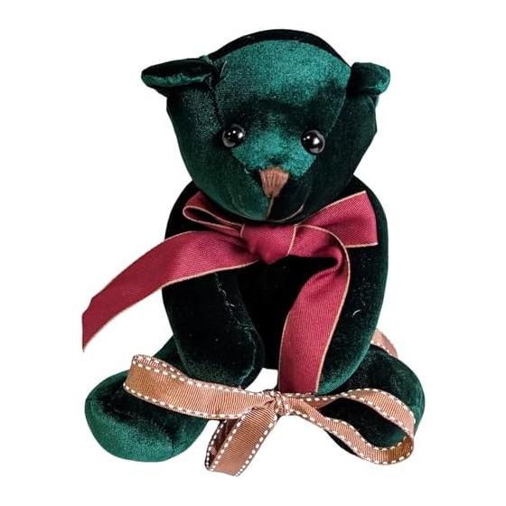 Q-FLA Plush Bear Teddy Bear Elegant Bear D/G Bear Animal Bear Fluffy Present Gift Celebration 753879