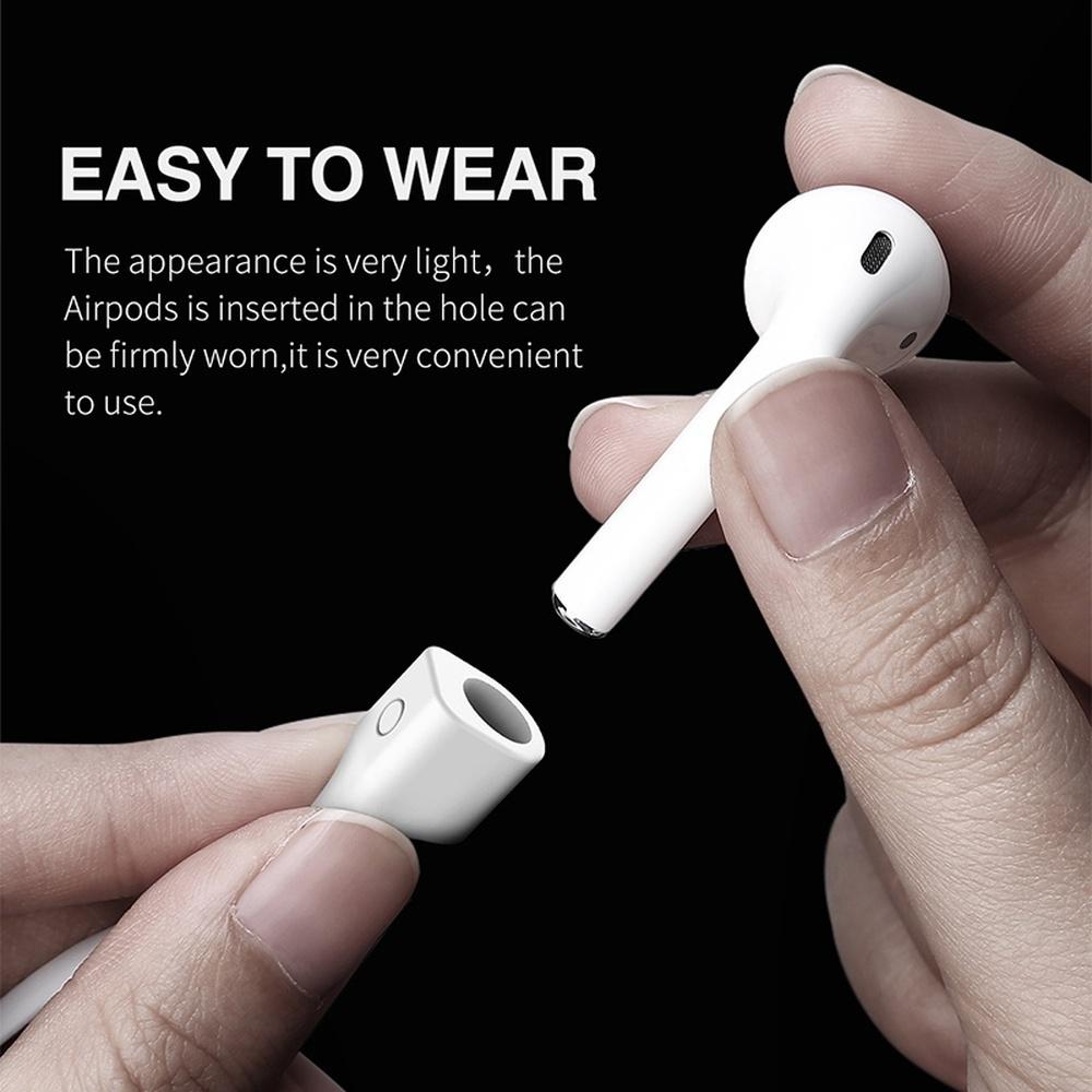 Silikon Anti-verloren Kopfhörer Halter Kabel für AirPods 1 2 3 Drahtlose Bluetooth Kopfhörer Magnetische Silikon Halsband Schnur string