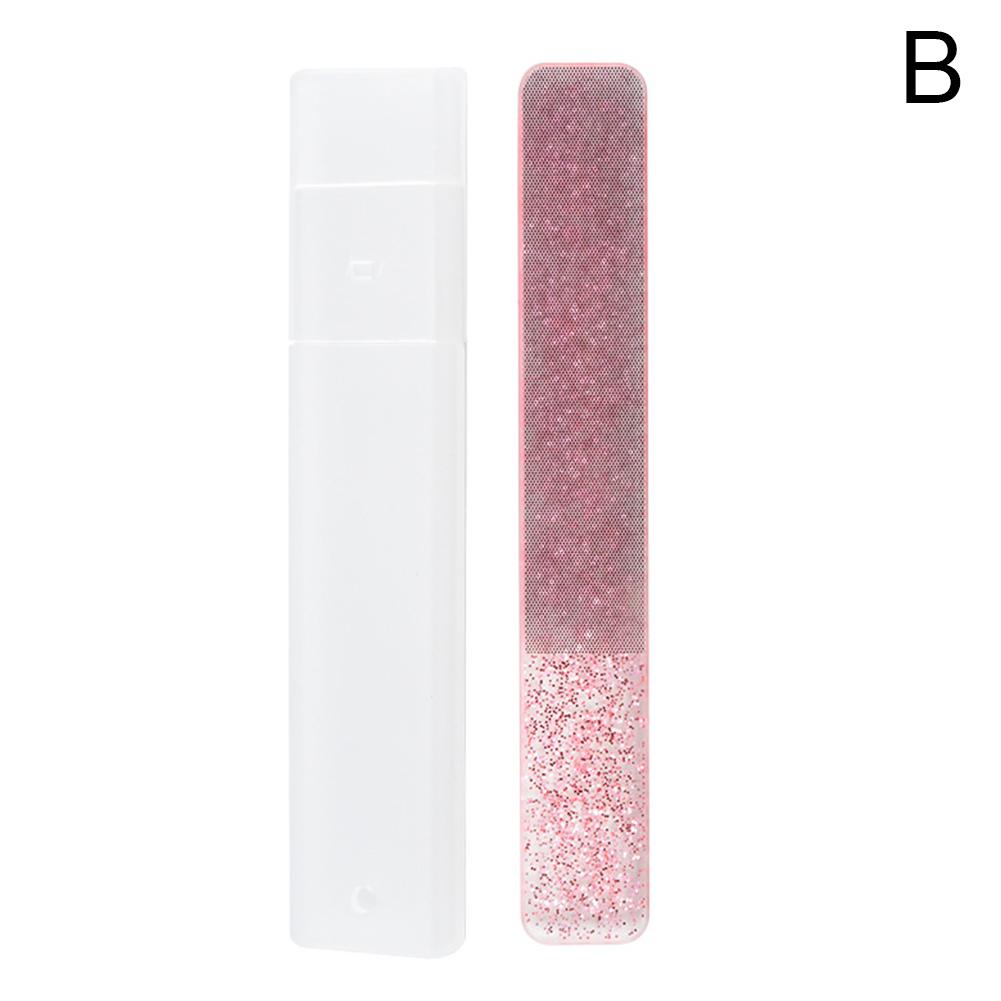 Crystal Nail Shiner Nano Glass Nail File Transparent Crystal Nail Polish Rubbing Strip Polishing Tool For Nail Art And Pedicures