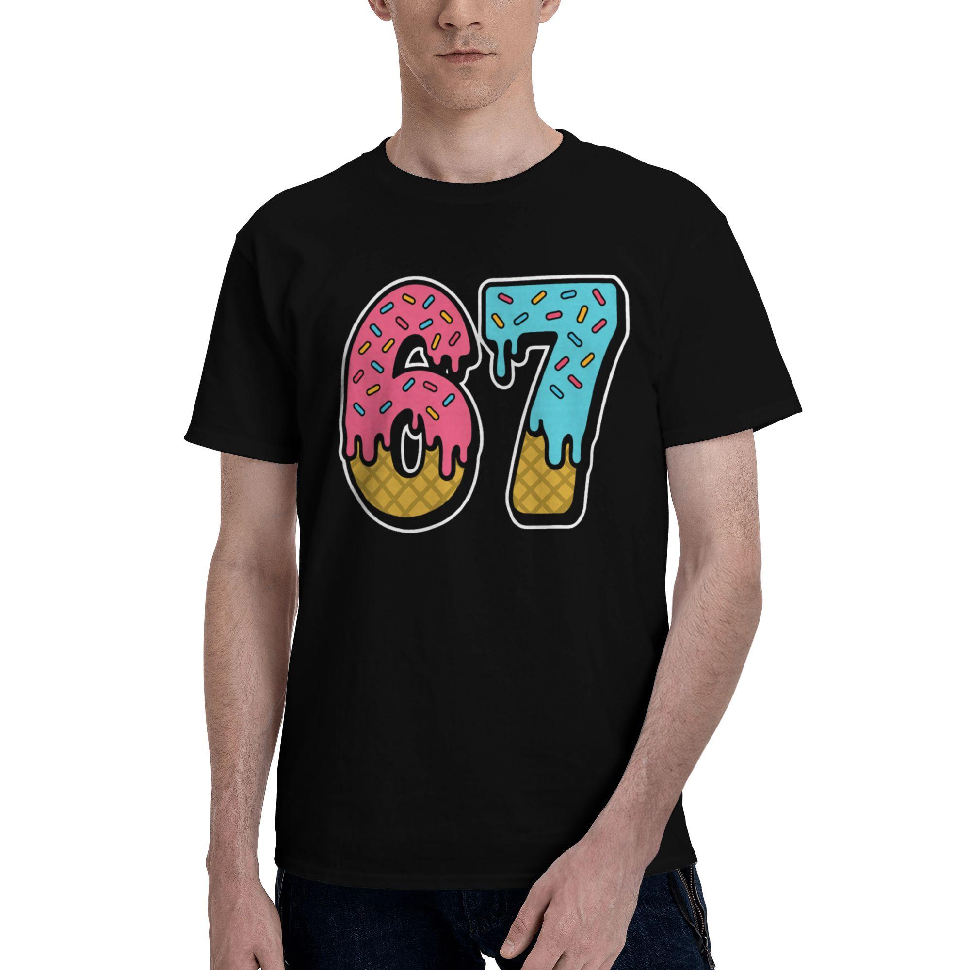 

Haunted by 67 Funny Halloween T Shirt Men Women Cotton Fashion T-Shirt Crewneck Tees Short Sleeve Clothes Gift Idea 4XL