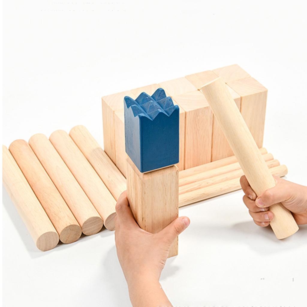 Wooden Tossing , Outdoor Set for Kids and Adults, Family Party Throwing Activity