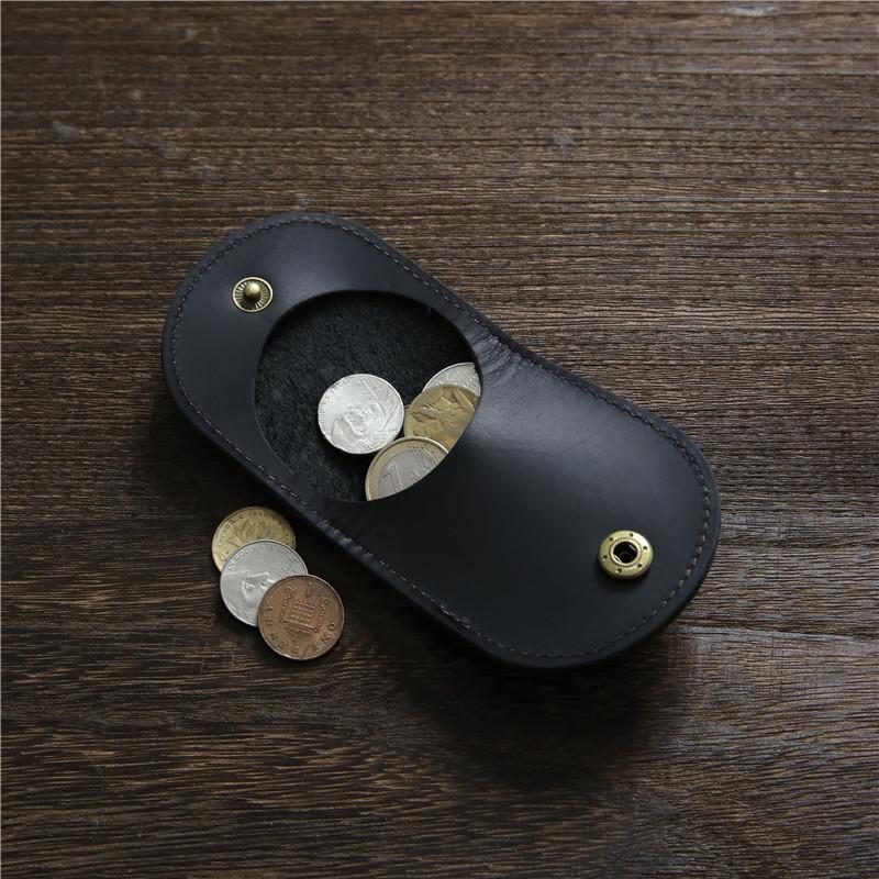 Damen Münzbörse Mini Geldbörsen Bügelverschluss Geldscheinklammer Clutch Herren Geschenktasche Neu Handarbeit Aufbewahrung Münztasche