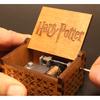 Harry Potter Engraved Wooden Music Box Vintage Storage Box Design