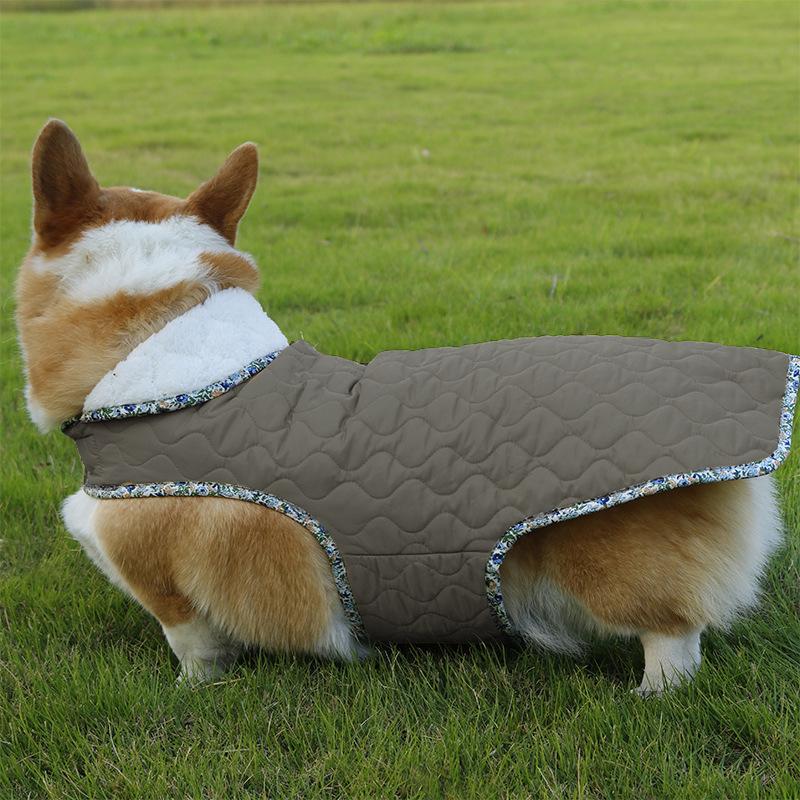 

Новая осенне-зимняя хлопковая одежда для питомцев, одежда для собак средних и маленьких пород, бархатная теплая водонепроницаемая хлопковая одежда для собак, одежда для собак XS