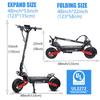 Nouveau 2025 EU Scooter Électrique 1200W moteur unique 48V 13ah avec Pneus 11 Pouces, Vitesse Maximale de 45-50 km/h, Autonomie de 50-60km Scooter