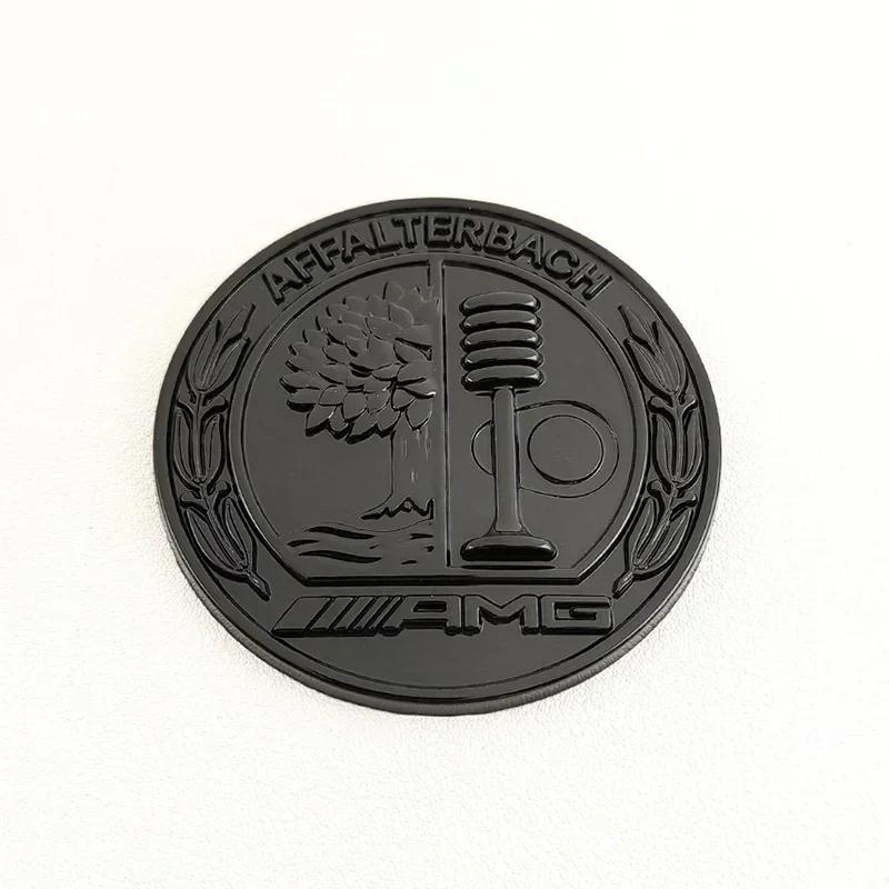 Car Sticker For Benz 6.5cm Apple Tree Logo AMG Metal Car Emblem Rear C Pillar Side Badge for Mercedes Benz A C E GLA GLC GLE Sti
