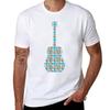 Flaunisexco Guitar Tshirt Trendy Print Short Sleeve Tshirt