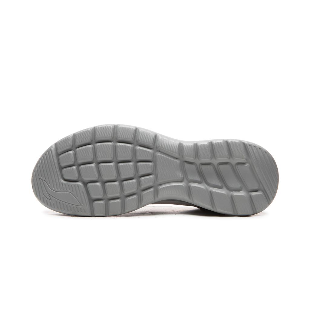 Li Ning Light Feather Cushioning Slip Resistant Lightweight Low top Running Shoes Men's Gray ARSW117-1