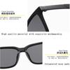 New Square Fashion Sunglasses Men's Colorful Sheet Sunglasses Street Shooting Glasses