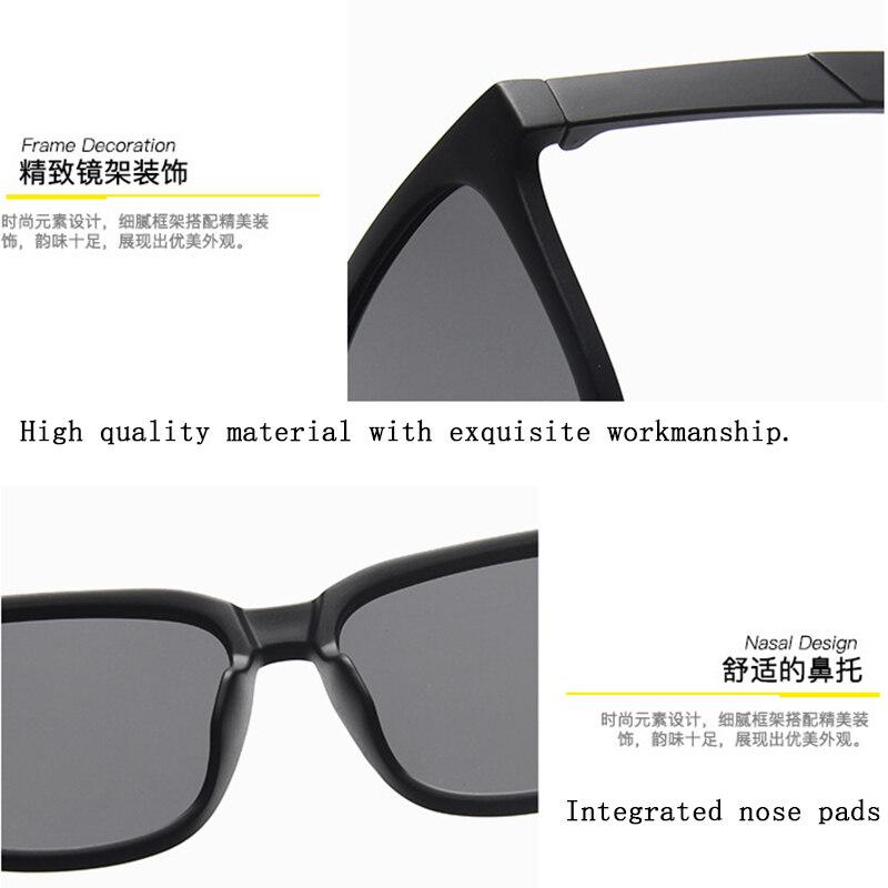 New Square Fashion Sunglasses Men's Colorful Sheet Sunglasses Street Shooting Glasses