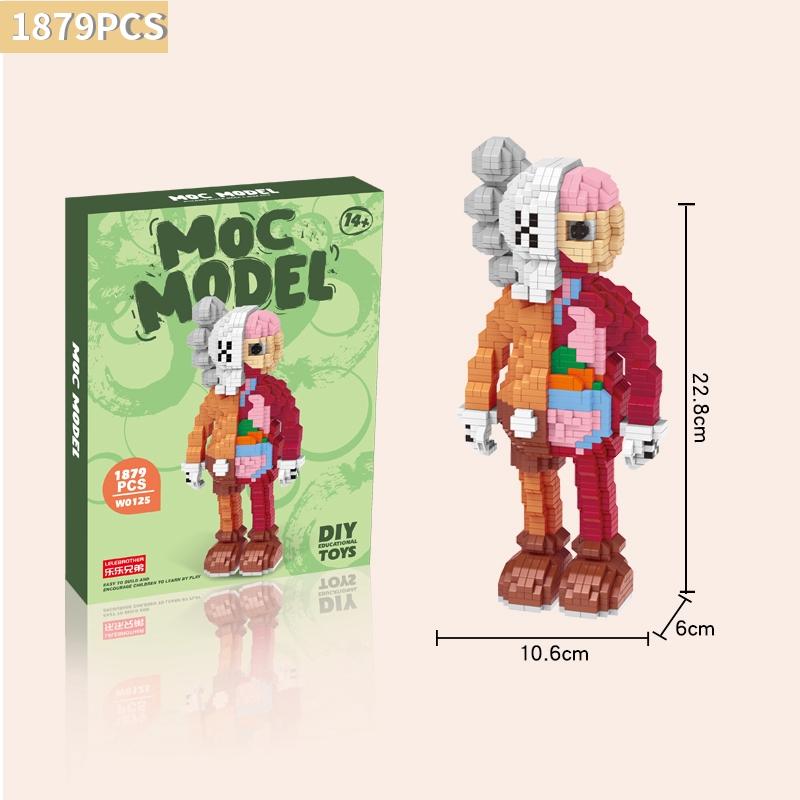 [Spot] micro diamond building blocks small particles assembled adult three-dimensional high difficulty cartoon model birthday gift toy set