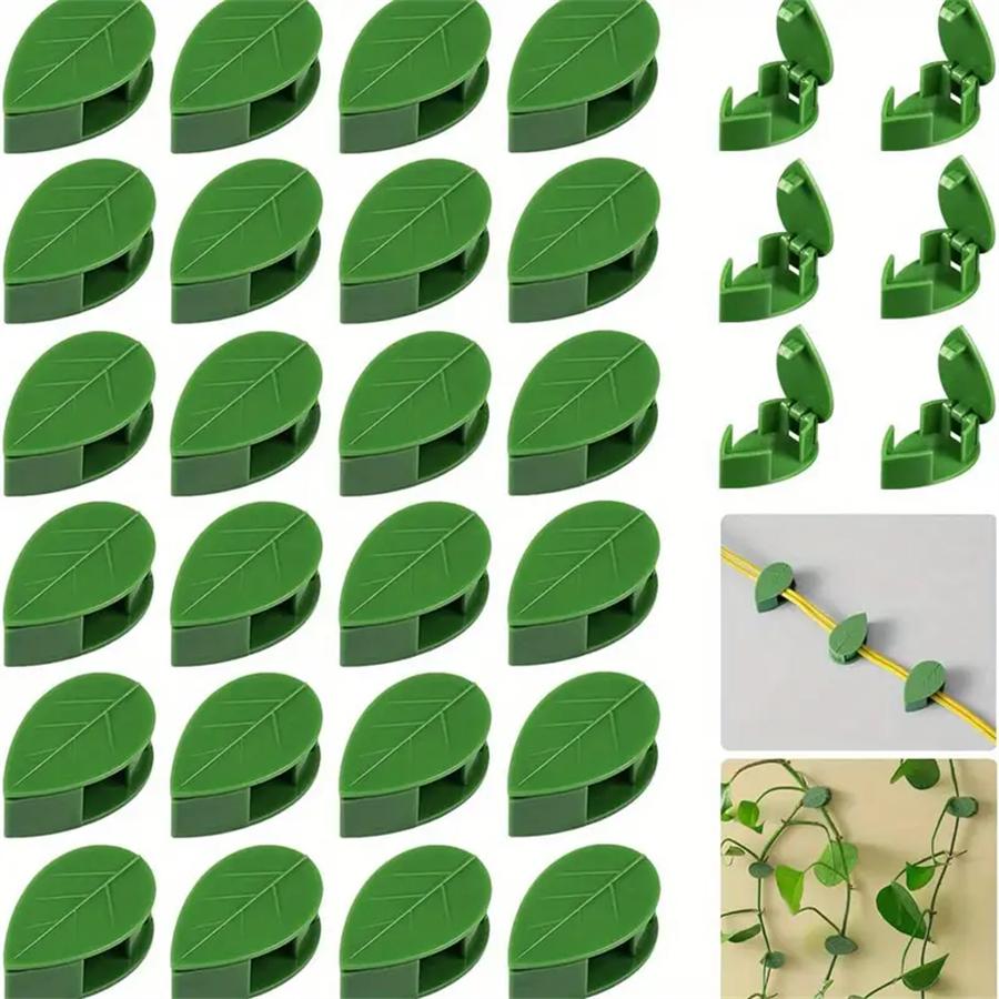 Plant Fixture Clip Plant Climbing Wall Self-Adhesive Fastener Tied Fixture Vine Buckle Hook Garden Plant Wall Climbing