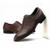 2025 Designer Echtes Leder Herren Wholecut Oxford Schuhe Luxusmarke Schwarz Braun Business Büro Formelle Kleidung