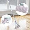 Absorbent Sponge Mop Stainless Steel Foldable Telescopic Handle Home Floor Cleaning Tool