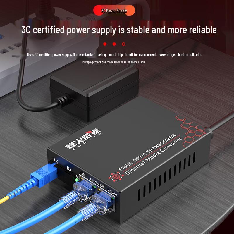 Fenghuo Weisheng Gigabit Fiber Optic Transceiver Pair