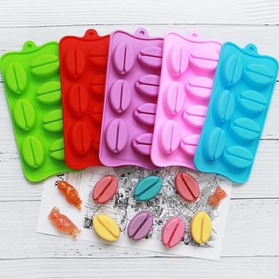 Backform 7 Kuchen Kuchen Kaffeebohnen Form pralle Lippen DIY Eiswürfelform