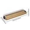 Mehrzweck- tragbare Wurst- und Käseplatte mit Deckel, Klarer Deckel, Haushalts-Käseschneidebrett für Snacks, Wurstplatte, Picknick, Brot