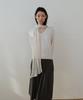 Loutaideu Sheer Neck Line Knit [Ivory]
