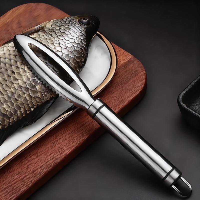 Kitchen Accessorie Gadgets Stainless Fish Scales Scraping Graters Fast Remove Cleaning Peeler Scraper Bone