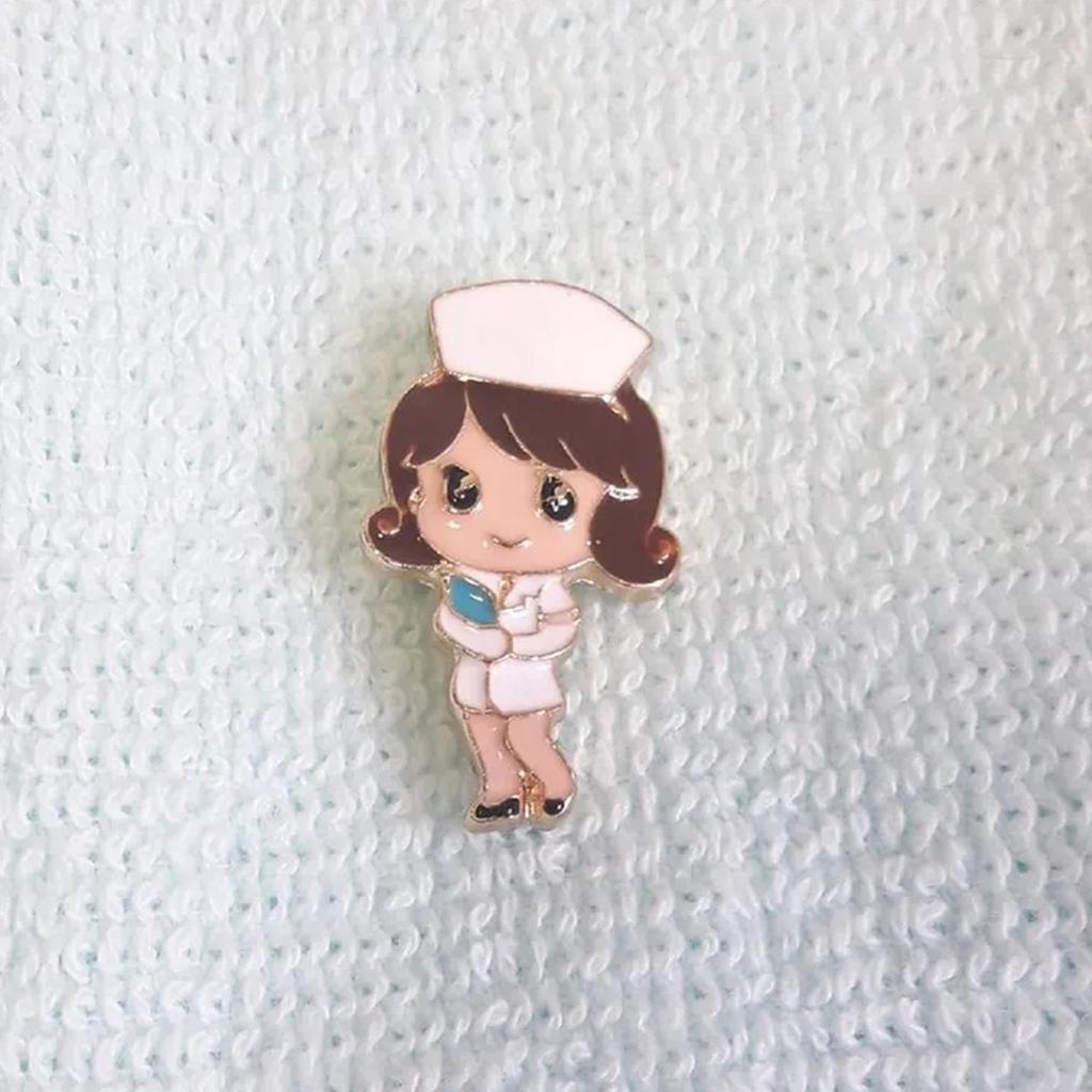 Cartoon Drip Oil Brooch Female Japanese Student Bag Pin Chest Flower
