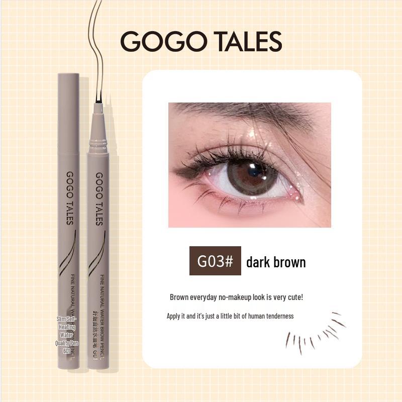 

GoGoTales GoGo Dance Dual-Ended Slim Liquid Eyeliner - Ultra-Fine Split Tip for a Natural, Smooth Finish