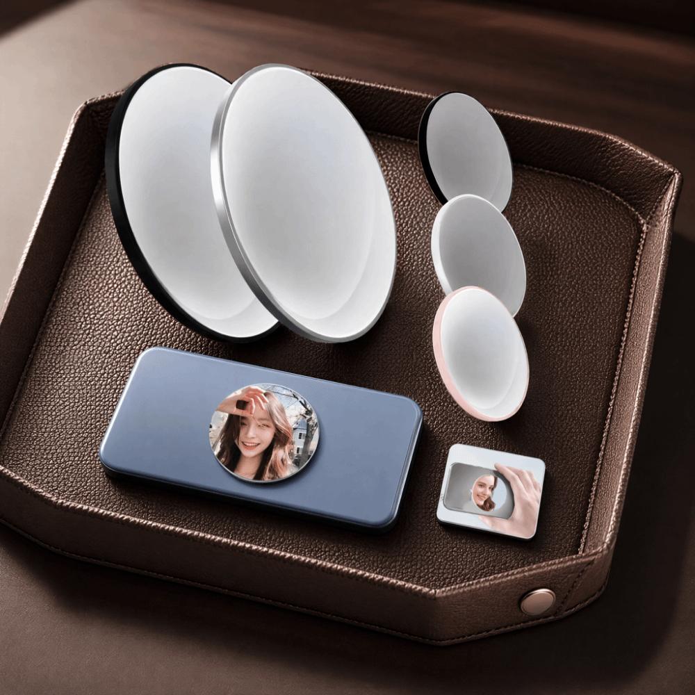 Wide-angle Lens Convex Mirror Round Group Photo Mirror Travel Reflective Mirror Video Selfie