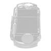 Universal Protective Case Stylish Prevent Slipping Shockproof Transparent Protective Shell with Movie Bracket for PSP